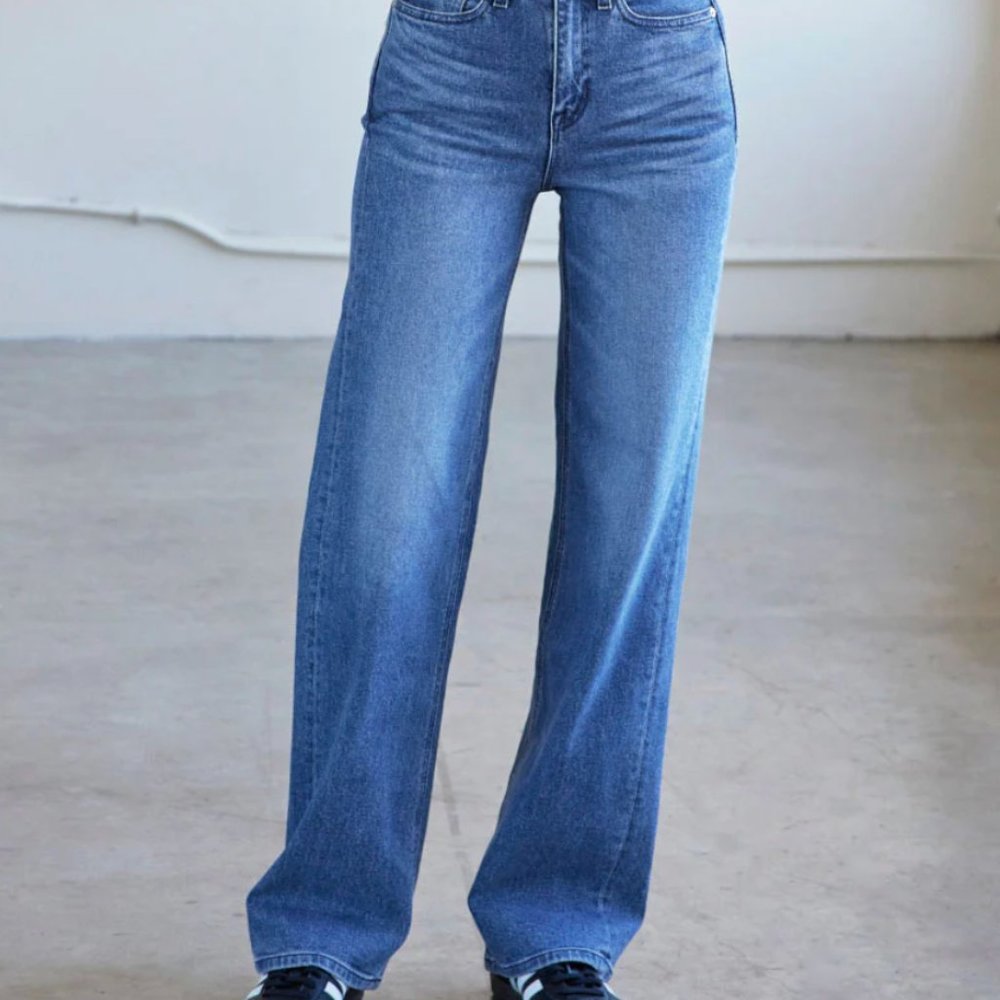 AYR The Secret Sauce in Old School Wide Leg High Rise Jeans Womens Sz 26S